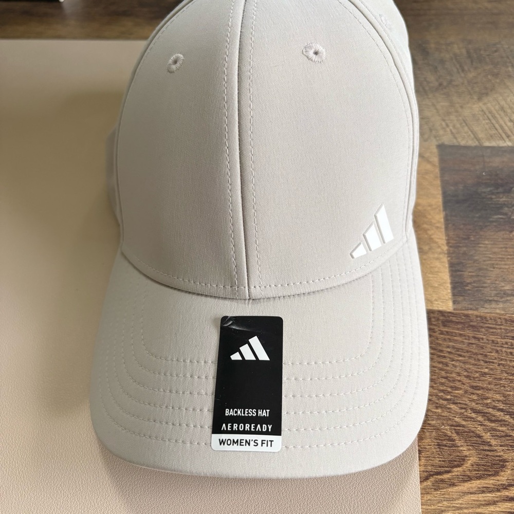 adidas Women's Light Beige Backless AEROREADY Cap